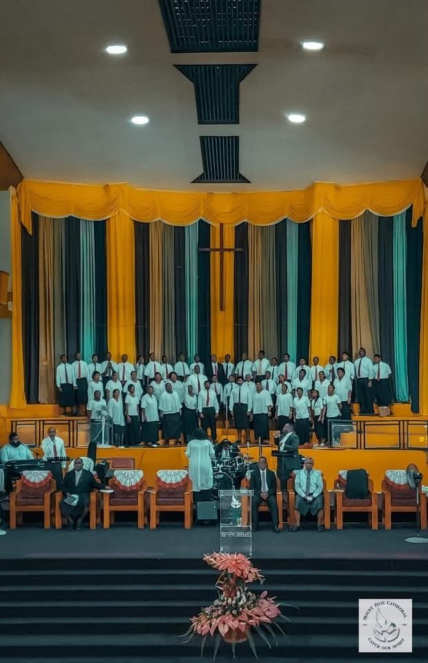 Sunday worship at Mount Zion Cathedral